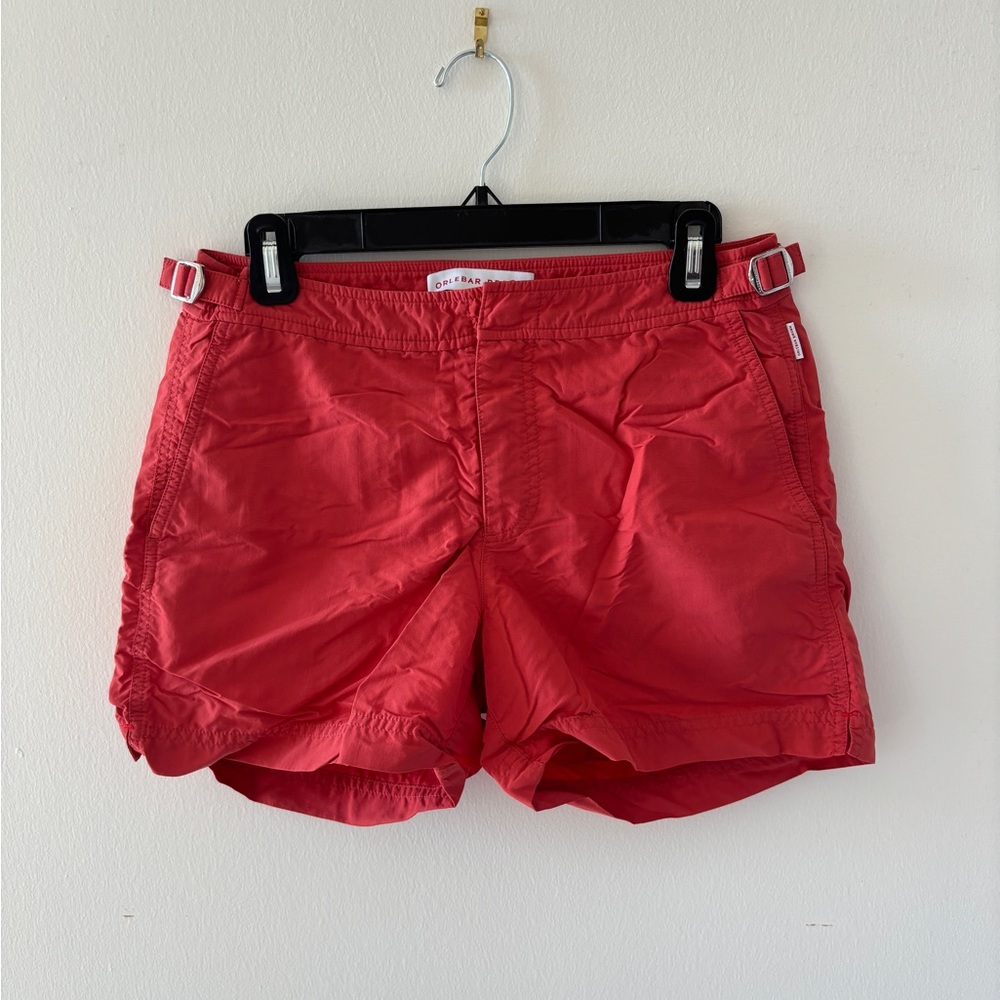 Orlebar Brown Red Tailored Swim Trunks